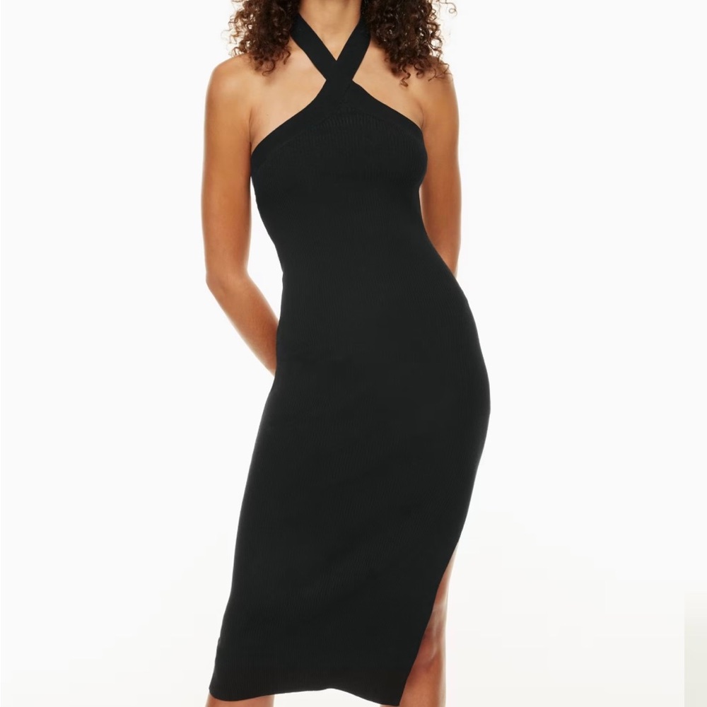 Aritzia Wilfred Cayenne Halter Dress